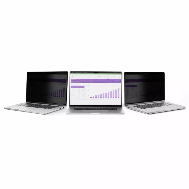 Filtro de privacidade flip-up StarTech.com 15,6 polegadas 16:10 com toque, filtro de luz azul antirreflexo, proteção de ecrã para portátil, ângulo de visualização ±30°