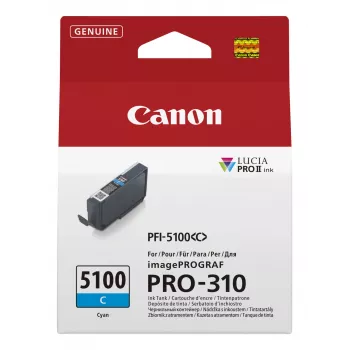 Tinteiro Canon PFI-5100 C 1 unid. original ciano