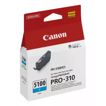 Tinteiro Canon PFI-5100 C 1 unid. original ciano
