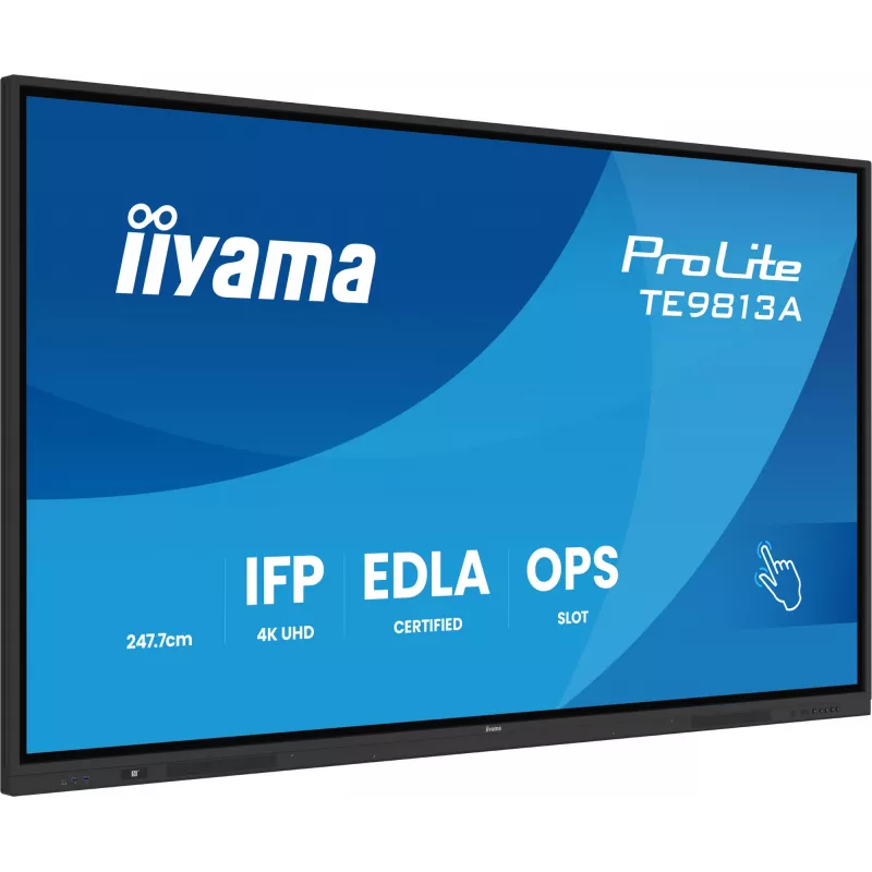 Ecrã de sinalização interativo iiyama TE9813A-B1AG 2,48 m (97,5
