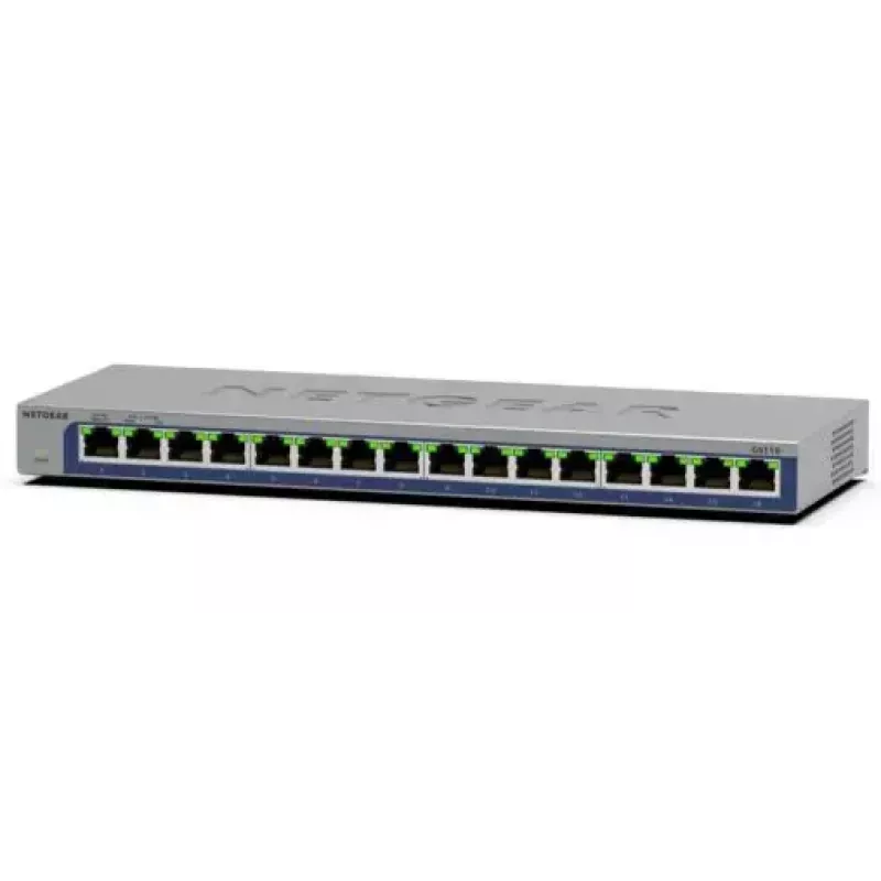 NETGEAR GS116 não gerido L2 Gigabit Ethernet (10/100/1000) preto