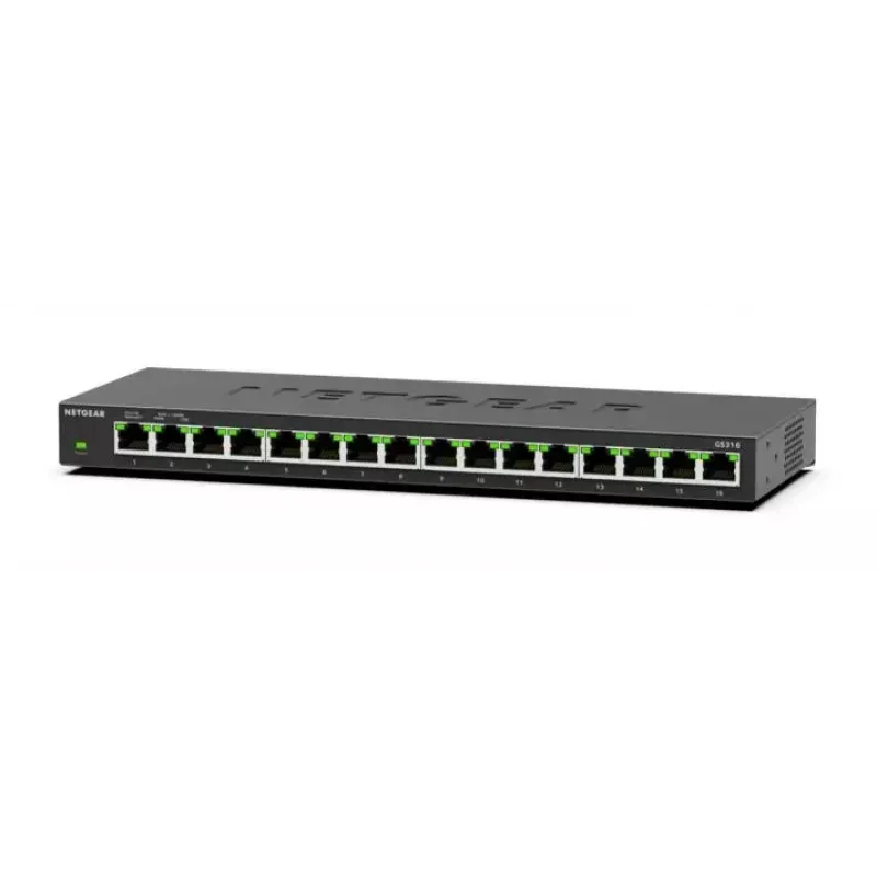 Switch não gerido NETGEAR GS316 L2 Gigabit Ethernet 16 portas 32 Gbit/s