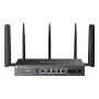 Router sem fios TP-Link Omada DR3650V-4G Gigabit Ethernet dual-band (2,4 GHz / 5 GHz) preto