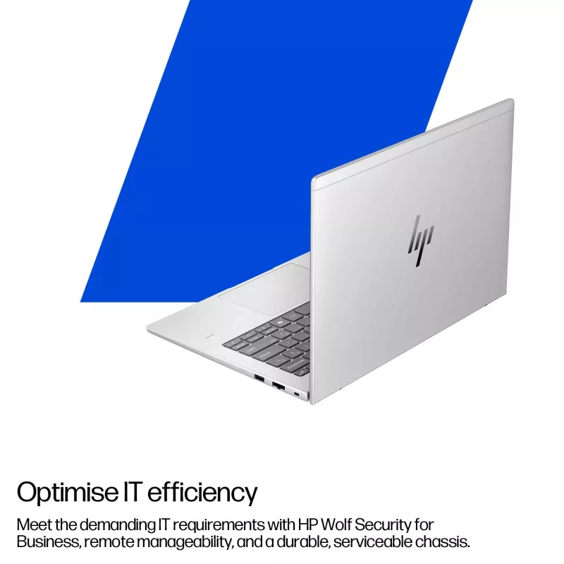 HP EliteBook 6 G1a AI PC portátil AMD Ryzen™ 7 250 40,6 cm (16 polegadas) WUXGA 32 GB DDR5-SDRAM Wi-Fi 7 (802.11be) Windows 11 Pro prateado