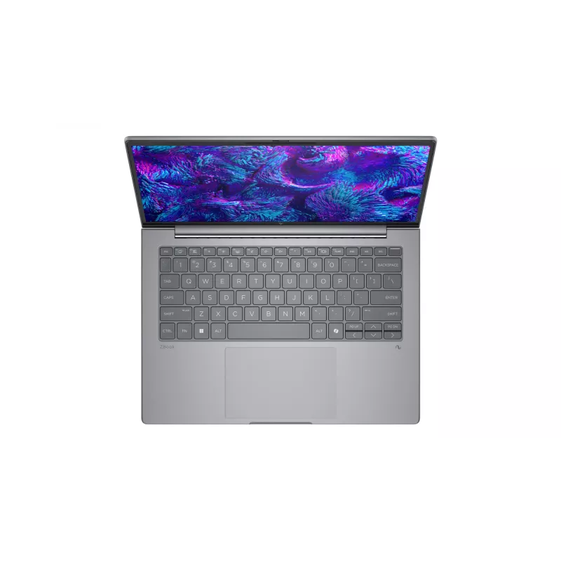 HP ZBook 8 G1i 14 A3ZU8ET estação de trabalho móvel, Intel Core Ultra 7 255H, 14 polegadas 2.5K (2560x1600) IPS 400 nits, 32 GB RAM, 1 TB SSD, NVIDIA RTX 500 Ada, Wi-Fi 7, Windows 11 Pro, teclado alemão