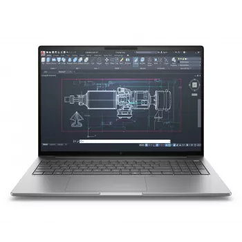 Portátil HP ZBook 8 G1i, 16 polegadas, Intel Core Ultra 7 255H, 32GB DDR5, 1TB SSD, NVIDIA RTX 500 Ada, Windows 11 Pro, Meteor Silver