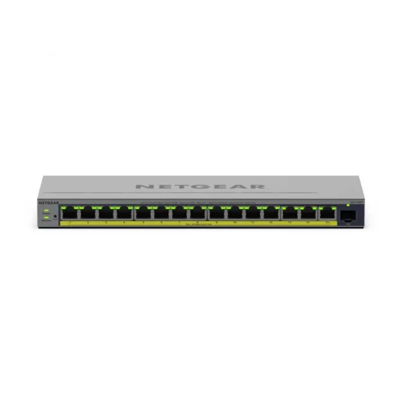 NETGEAR GS116EP gerido L2/L3 Gigabit Ethernet (10/100/1000) Power over Ethernet (PoE) cinzento
