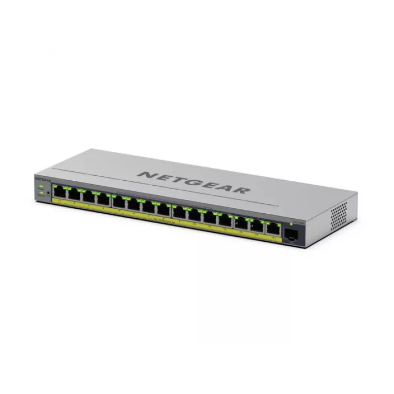 NETGEAR GS116EP gerido L2/L3 Gigabit Ethernet (10/100/1000) Power over Ethernet (PoE) cinzento