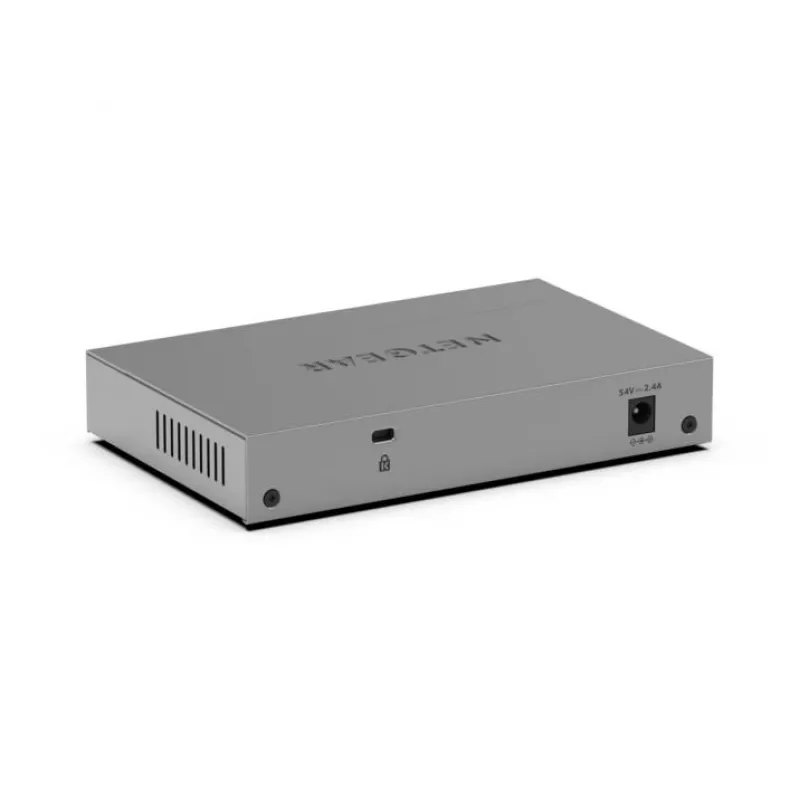NETGEAR GS105EPP Gigabit Ethernet não gerido (10/100/1000) Power over Ethernet (PoE) montagem em secretária/parede cinzento