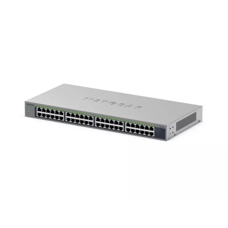 NETGEAR GS748 Gigabit Ethernet não gerido (10/100/1000) cinzento