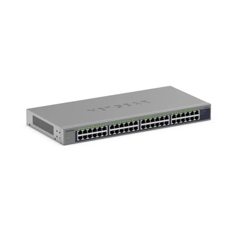 NETGEAR GS748 Gigabit Ethernet não gerido (10/100/1000) cinzento
