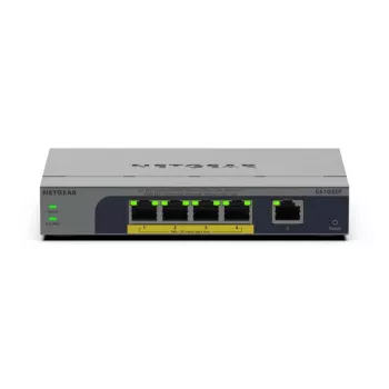 NETGEAR GS105EP Gigabit Ethernet não gerido (10/100/1000) Power over Ethernet (PoE) cinzento