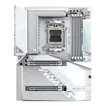 Placa-mãe GIGABYTE X870 AORUS STEALTH ICE, AMD AM5, ATX