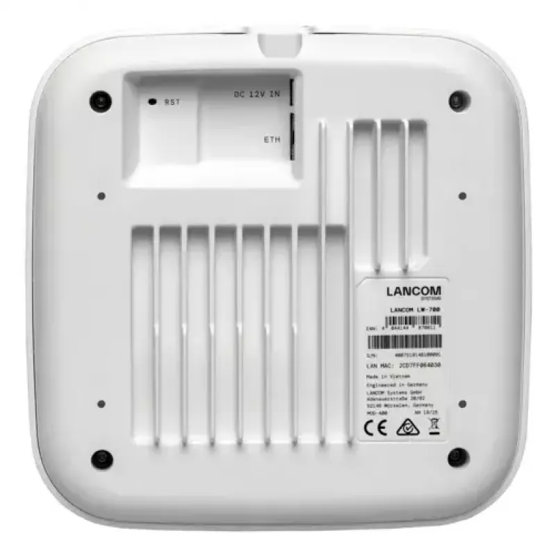 Ponto de acesso sem fios Lancom LANCOM LW-700 — dupla banda 2,4/5 GHz, PoE, Ethernet 2,5 Gbps, segurança AES/TKIP/WEP