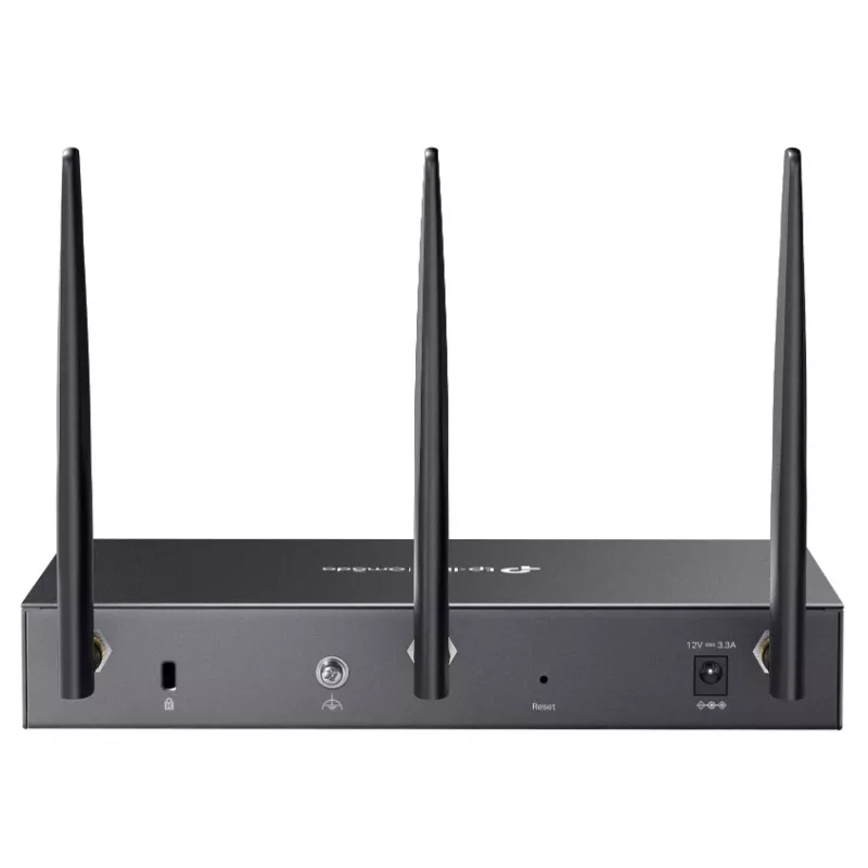 Router Wi-Fi TP-Link Omada DR3220v-4G Gigabit Ethernet dupla banda (2,4 GHz / 5 GHz) preto