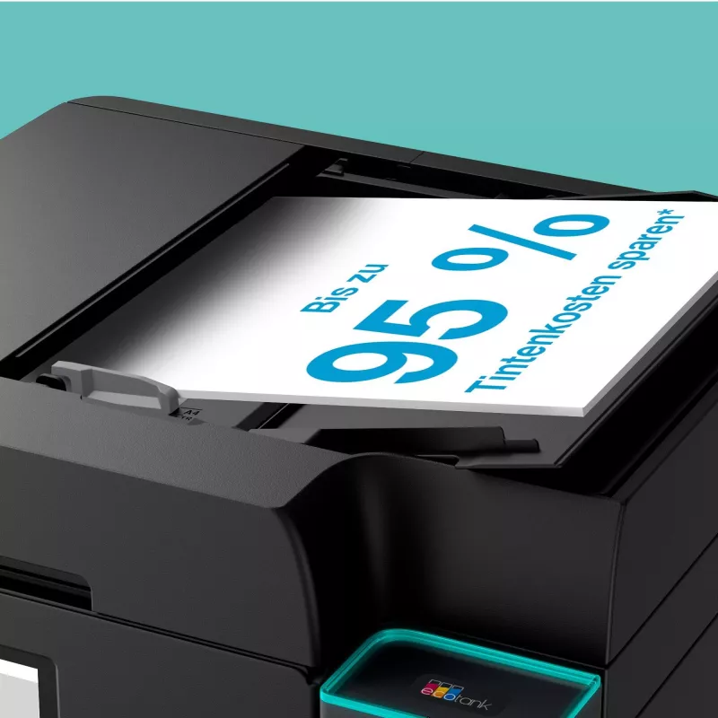 Impressora multifunções de jato de tinta Epson EcoTank ET-4950 — cor, A4, 4800x1200 dpi, 35 ppm, Wi-Fi, Ethernet, duplex, preto