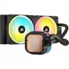 Corsair iCUE LINK H100i LCD RGB refrigeração líquida AIO para CPU, 240 mm