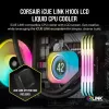 Corsair iCUE LINK H100i LCD RGB refrigeração líquida AIO para CPU, 240 mm