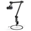 Microfone para PC ENDORFY Solum Studio — USB com fios, 24 bits/96 kHz, 20–20000 Hz, suporte de mesa ajustável, controlos táteis, saída para auscultadores, preto