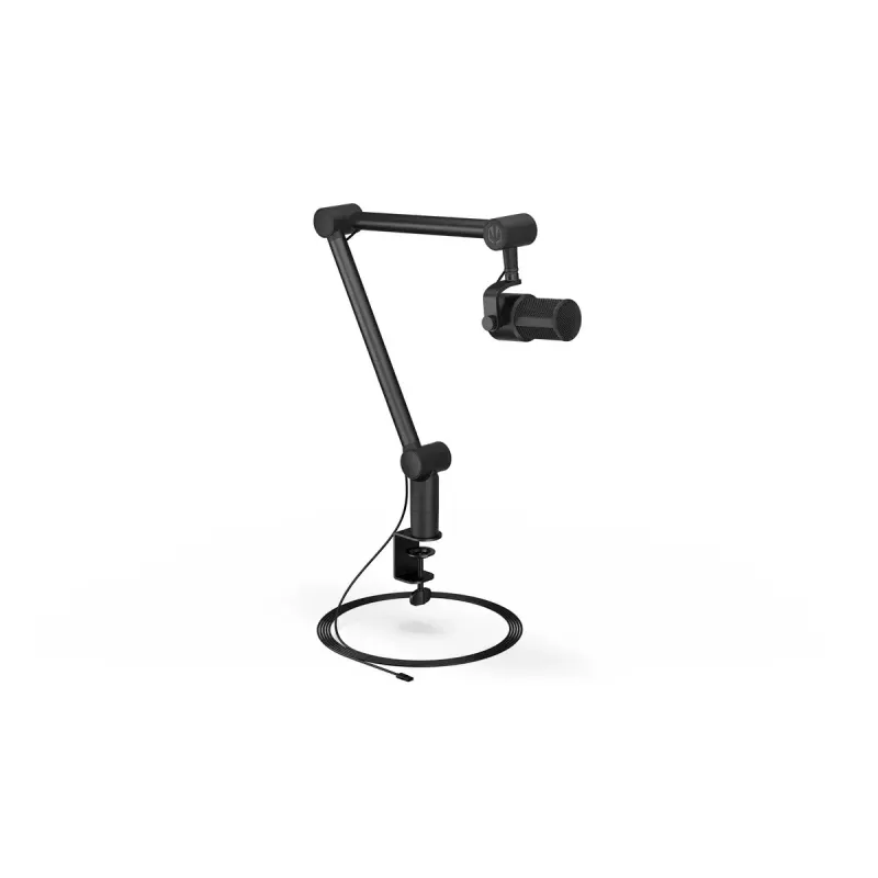 Microfone para PC ENDORFY Solum Studio — USB com fios, 24 bits/96 kHz, 20–20000 Hz, suporte de mesa ajustável, controlos táteis, saída para auscultadores, preto