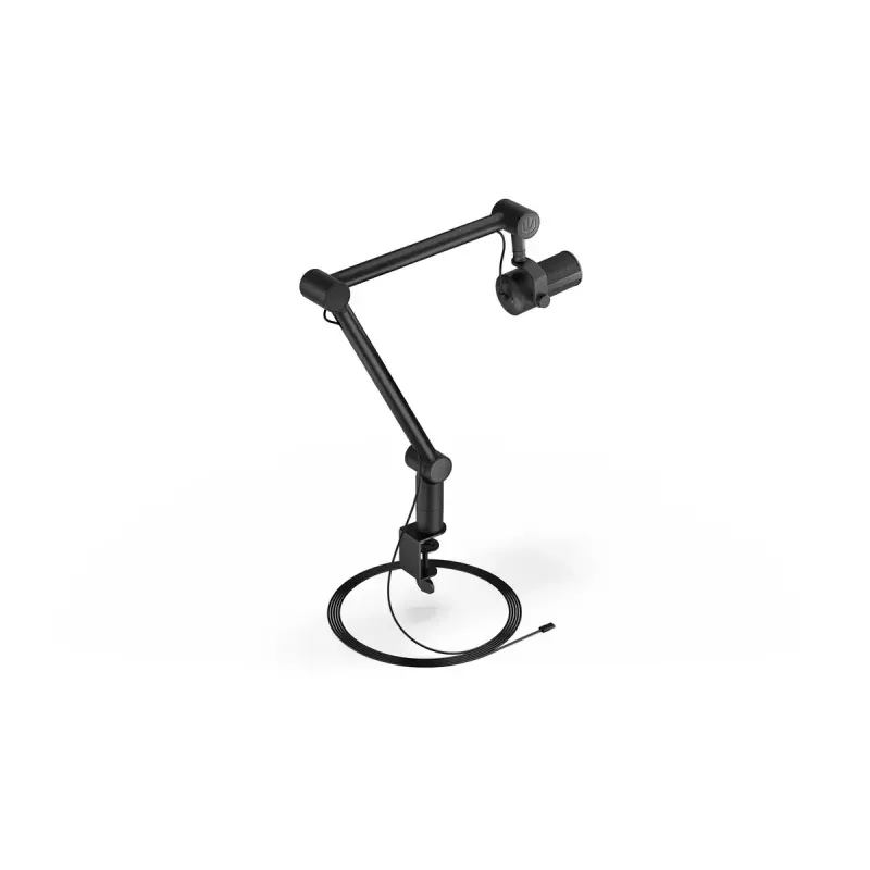 Microfone para PC ENDORFY Solum Studio — USB com fios, 24 bits/96 kHz, 20–20000 Hz, suporte de mesa ajustável, controlos táteis, saída para auscultadores, preto