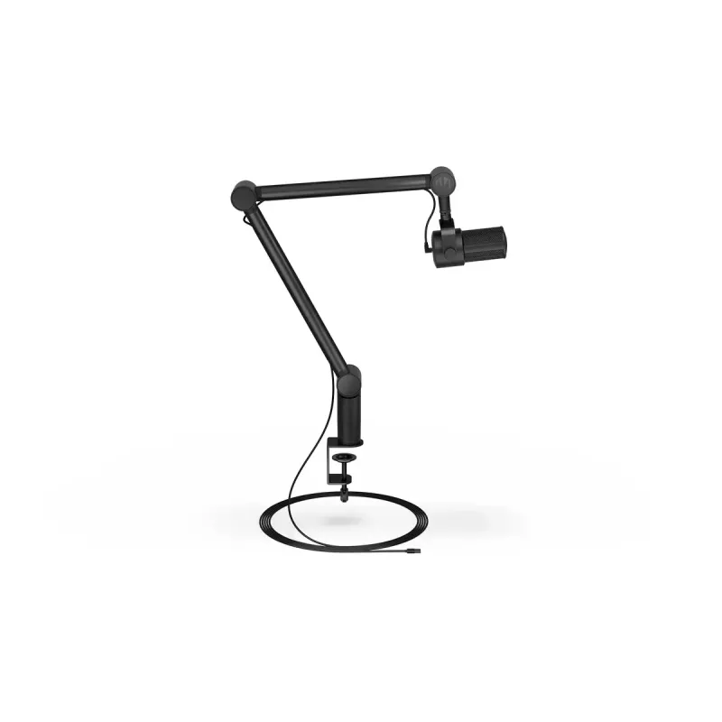 Microfone para PC ENDORFY Solum Studio — USB com fios, 24 bits/96 kHz, 20–20000 Hz, suporte de mesa ajustável, controlos táteis, saída para auscultadores, preto