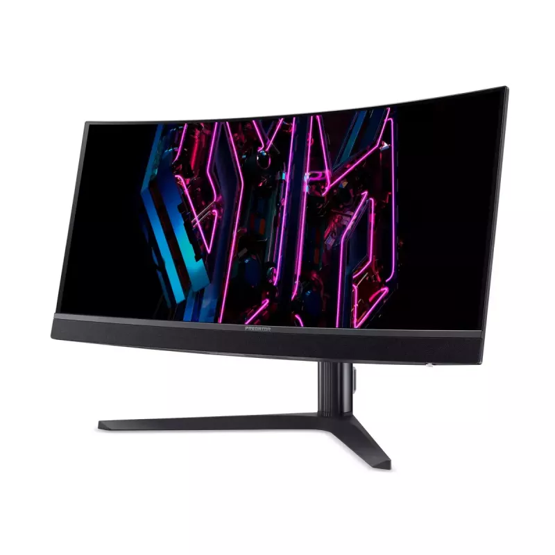 Acer Predator X34 Vbmiiphuzx monitor gaming OLED curvo de 34 polegadas (86,4 cm), 3440 x 1440 UWQHD, 175 Hz, 0,03 ms, DisplayHDR 400 True Black, 2x HDMI, DisplayPort, USB-C, altifalantes, preto