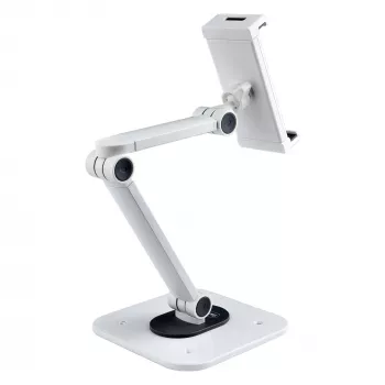 Suporte de mesa ajustável StarTech.com para tablet – montagem na parede – capacidade 1 kg – suporte universal ergonómico articulado para tablet – suporte de mesa para tablet giratório/inclinável/rotativo
