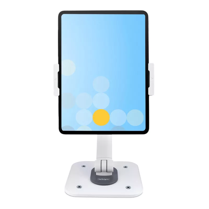 Suporte de mesa ajustável StarTech.com para tablet – montagem na parede – capacidade 1 kg – suporte universal ergonómico articulado para tablet – suporte de mesa para tablet giratório/inclinável/rotativo