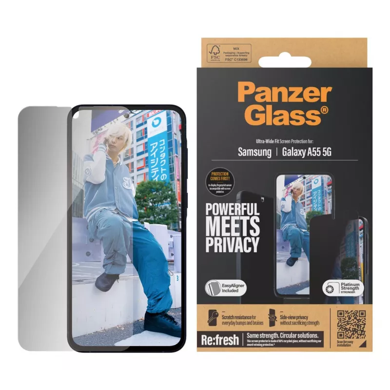 PanzerGlass P7358 proteção de ecrã/traseira para telemóvel película de privacidade Samsung 1 unid.