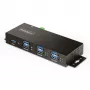 Hub de interfaces StarTech.com 5G7AINDRM-USB-A-HUB USB 3.2 Gen 1 (3.1 Gen 1) Type-B 5000 Mbit/s preto
