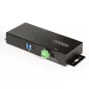 Hub de interfaces StarTech.com 5G7AINDRM-USB-A-HUB USB 3.2 Gen 1 (3.1 Gen 1) Type-B 5000 Mbit/s preto