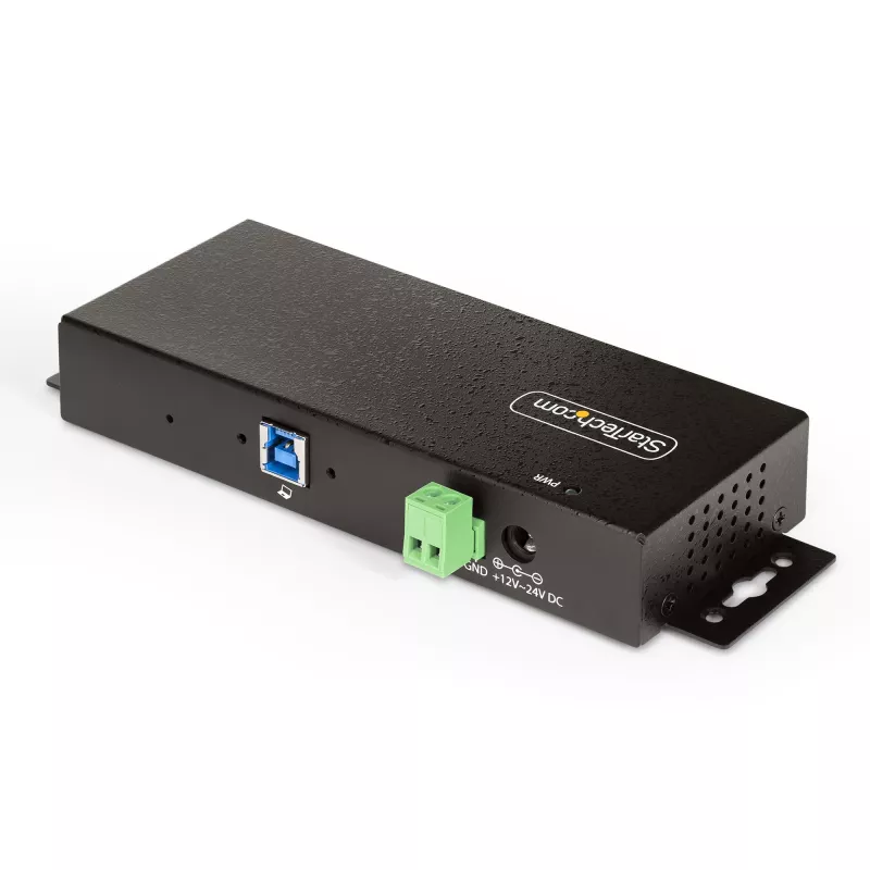Hub de interfaces StarTech.com 5G7AINDRM-USB-A-HUB USB 3.2 Gen 1 (3.1 Gen 1) Type-B 5000 Mbit/s preto