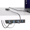 Hub de interfaces StarTech.com 5G7AINDRM-USB-A-HUB USB 3.2 Gen 1 (3.1 Gen 1) Type-B 5000 Mbit/s preto