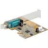Placa serial PCI Express StarTech.com, placa de interface serial PCIe para RS232 (DB9), placa serial para PC com UART 16C1050, suportes standard ou low-profile, retenção COM, Windows e Linux