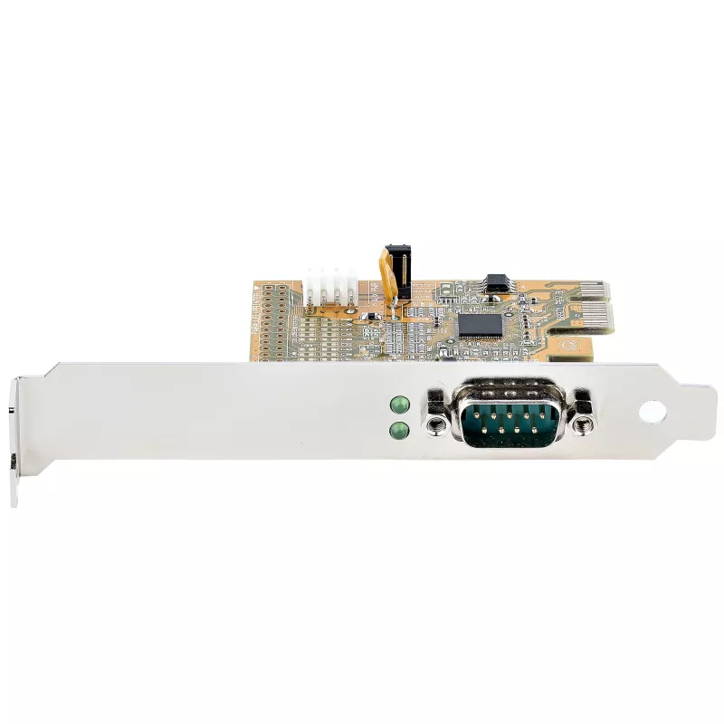 Placa serial PCI Express StarTech.com, placa de interface serial PCIe para RS232 (DB9), placa serial para PC com UART 16C1050, suportes standard ou low-profile, retenção COM, Windows e Linux