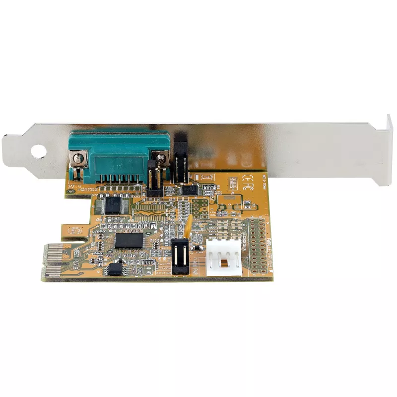 Placa serial PCI Express StarTech.com, placa de interface serial PCIe para RS232 (DB9), placa serial para PC com UART 16C1050, suportes standard ou low-profile, retenção COM, Windows e Linux