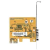 Placa serial PCI Express StarTech.com, placa de interface serial PCIe para RS232 (DB9), placa serial para PC com UART 16C1050, suportes standard ou low-profile, retenção COM, Windows e Linux