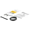 Cabo de segurança para portátil StarTech.com 6.5ft (2m) – cabo de segurança com fechadura de combinação de 4 dígitos para portátil/desktop para dispositivos/computadores/monitores com slot K – cabo de aço revestido a vinil portátil e antifurto