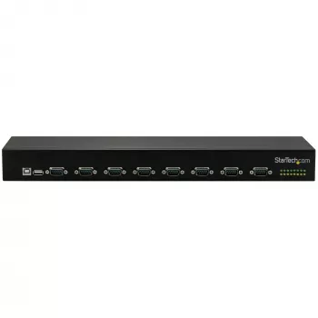 Hub adaptador USB para serial StarTech.com de 8 portas, USB 2.0, serial, preto, alumínio, 36 W, 100 - 240 V