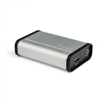 StarTech.com Gravador de vídeo HDMI para USB-C, 1080p, 60fps – UVC – Gravador/streaming em direto externo USB 3.0 Type-C – Adaptador gravador de áudio/vídeo HDMI – Compatível com USB-C/USB-A/Thunderbolt 3 – TAA
