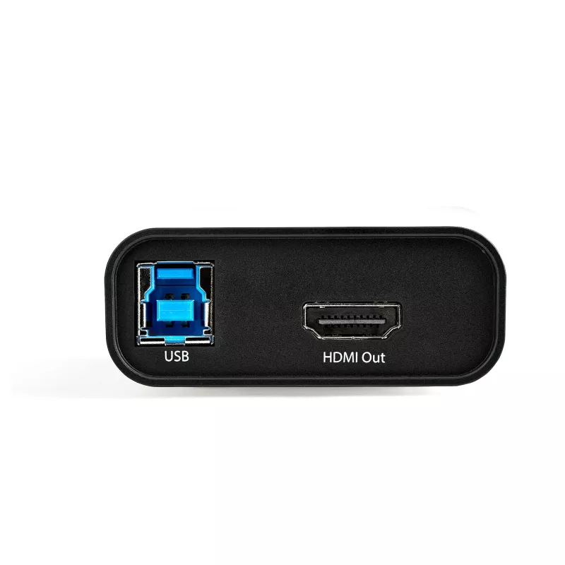 StarTech.com Gravador de vídeo HDMI para USB-C, 1080p, 60fps – UVC – Gravador/streaming em direto externo USB 3.0 Type-C – Adaptador gravador de áudio/vídeo HDMI – Compatível com USB-C/USB-A/Thunderbolt 3 – TAA