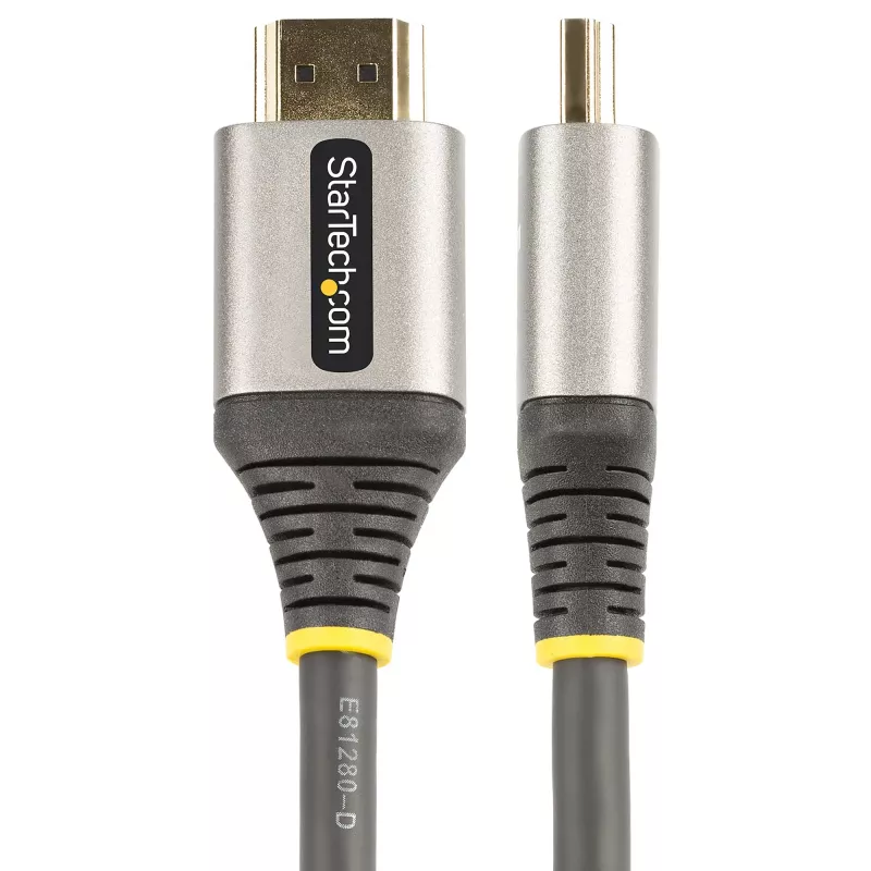 StarTech.com Cabo HDMI 2.0 Premium certificado de 50cm - Cabo HDMI High-Speed Ultra HD 4K 60Hz com Ethernet - HDR10, ARC - Cabo de vídeo HDMI UHD - Para monitores UHD, televisores, ecrãs - M/M