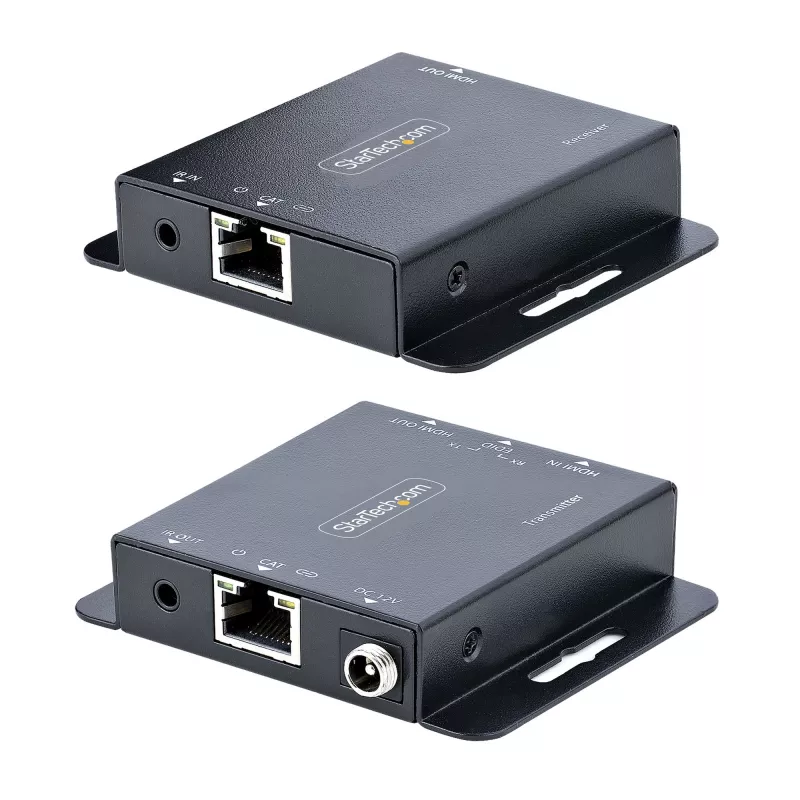 StarTech.com Extensor HDMI 4K sobre cabo Ethernet CAT6/CAT5, extensor de vídeo 4K 30Hz ou 1080p 60Hz, HDMI sobre cabo Ethernet, kit transmissor e recetor HDMI, telecomando IR