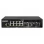 QNAP QSW-M2108R-2C switch L2 gerido, 8 x 2,5GbE + 2 x 10GbE SFP+/RJ-45 combo, meia largura, montável em rack