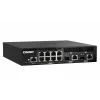 QNAP QSW-M2108R-2C switch L2 gerido, 8 x 2,5GbE + 2 x 10GbE SFP+/RJ-45 combo, meia largura, montável em rack