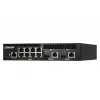 QNAP QSW-M2108R-2C switch L2 gerido, 8 x 2,5GbE + 2 x 10GbE SFP+/RJ-45 combo, meia largura, montável em rack