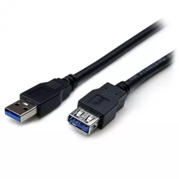 StarTech.com Cabo de extensão SuperSpeed USB 3.0 A para A preto de 2m – M/F