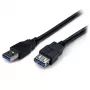 StarTech.com Cabo de extensão SuperSpeed USB 3.0 A para A preto de 2m – M/F