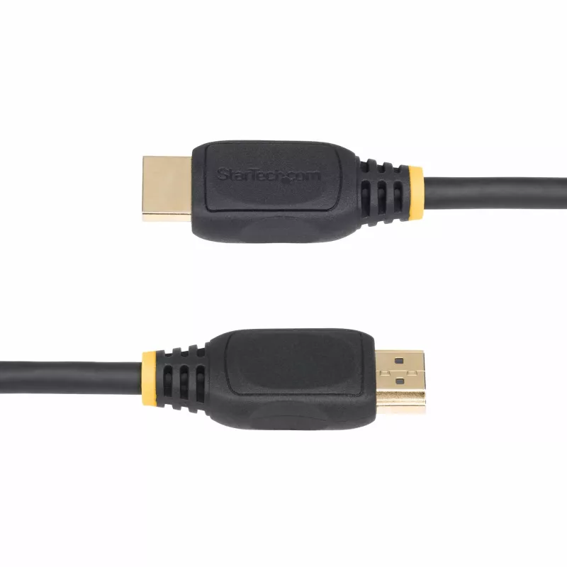 StarTech.com Cabo de extensão HDMI 2.0 de 18 polegadas (0,5 m), cabo HDMI High Speed port-saver, 4K 60Hz, cabo adaptador de extensão HDMI macho para fêmea, cabo de extensão HDMI, M/F